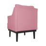 Poltrona Suelen para Recepção e Consultório Psicologia:rosa - 2