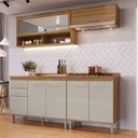 Ver imagem 1 de Cozinha Compacta 4 Peças 2 Aéreos e 2 Balcões Gaia 