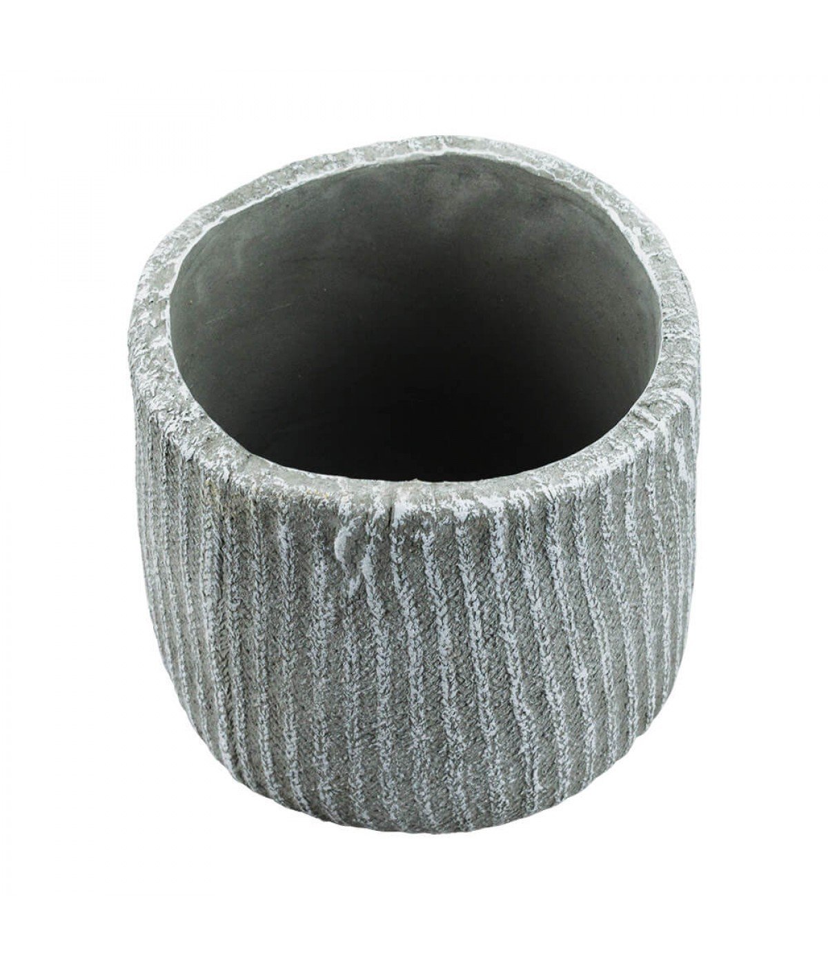 Vaso Cimento Cinza 10x10.5x10.5cm - 3