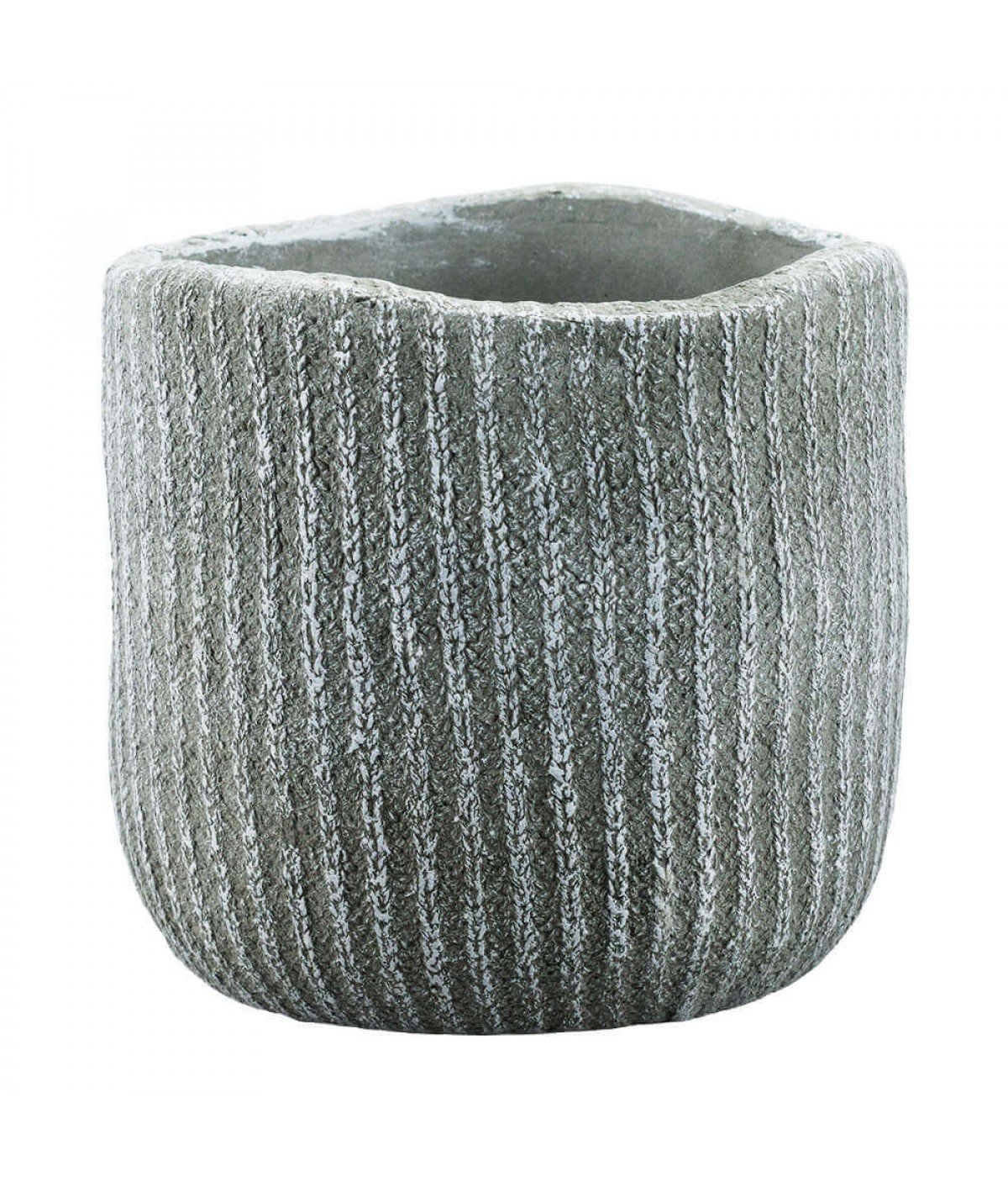 Vaso Cimento Cinza 10x10.5x10.5cm - 2