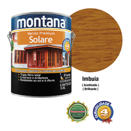 Montana Solare Verniz Acetinado Imbuia 0,9l - 3