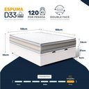 Ver imagem 6 de Cama Box Baú com Colchão de Espuma D33 Double Face Territory Hellen Casal 138cm