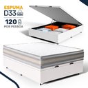 Ver imagem 5 de Cama Box Baú com Colchão de Espuma D33 Double Face Territory Hellen Casal 138cm