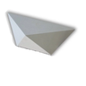 Forma 3d Trapezio 4 Linhas 43x19cm ABS 1,5mm Molde Para cimento/contreto/gesso 3d IN648 - 3