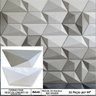 Forma 3d Trapezio 4 Linhas 43x19cm ABS 1,5mm Molde Para cimento/contreto/gesso 3d IN648 - 1