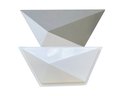 Ver imagem 2 de Forma 3d Trapezio 4 Linhas 43x19cm ABS 1,5mm Molde Para cimento/contreto/gesso 3d IN648