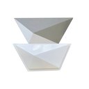 Ver imagem 2 de Forma 3d Trapezio 4 Linhas 43x19cm ABS 1,5mm Molde Para cimento/contreto/gesso 3d IN648