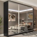 Ver mais imagens de Guarda Roupa Casal com Espelho 3 Portas em BP Belluno