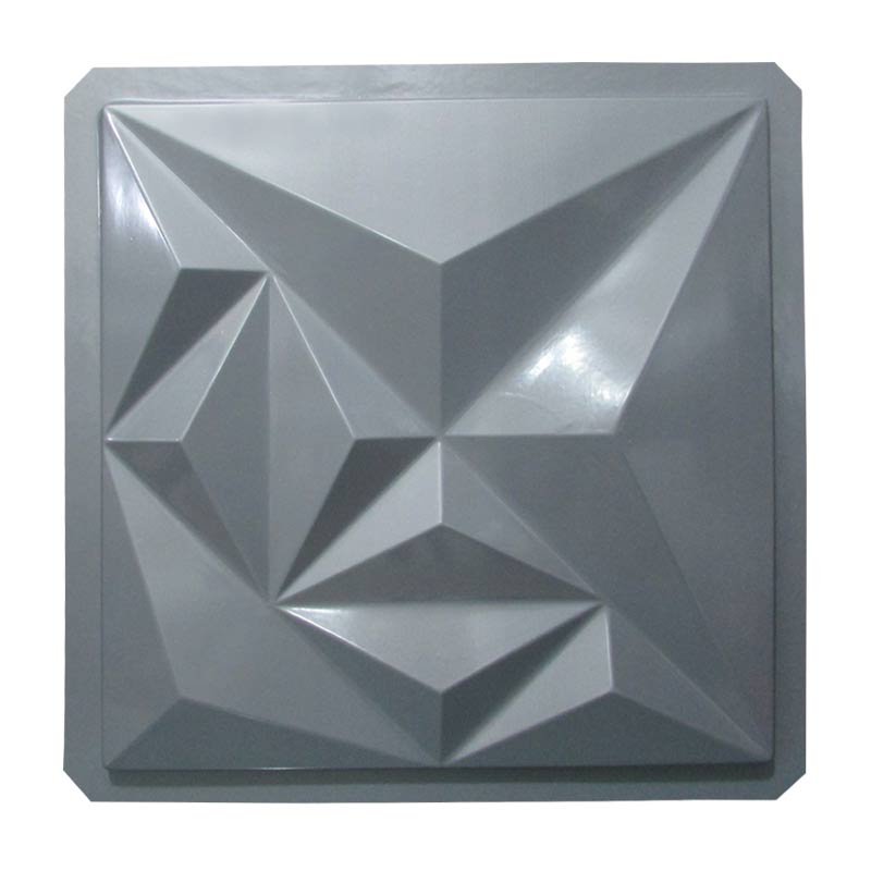 Molde forma de gesso cimento plástico ABS Diamond 39 cm com base