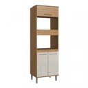 Ver imagem 2 de Cozinha Compacta 5 Peças com 1 Balcão, 2 Armários Aéreos e 2 Paneleiros Gaia Deciba 