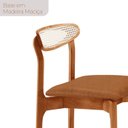 Ver imagem 6 de Conjunto Mesa de Jantar Tampo 240cm Barril Laminado Ello e 8 Cadeiras Mônaco Premium Marrom/Cinamomo/Caramelo