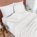 Ver imagem 3 de Coordenado Cobre Leito e Lençol Divino Padrão 7 Pç - White Casa Show Enxovais