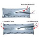 Ver imagem 2 de Arandela Luminaria Parede 8W 8 Fachos Iluminaçao Externa Casa Garagem Rua Jardim Muro Luz Led Morna