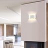 Arandela Luminaria Parede 8W 8 Fachos Iluminaçao Externa Casa Garagem Rua Jardim Muro Luz Led Morna  - 7