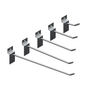 Kit 50 Ganchos 15cm para Painel Canaletado – Resistentes e Práticos