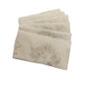Kit 6 Guardanapos Jacquard Medalhao 38x38 Dourado - 1