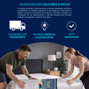 Ver mais imagens de Colchão Sonos Sense Purotex Casal Ortopédico Espuma D28 138x188x19 a Vácuo