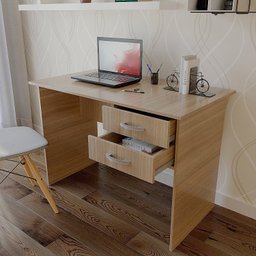 Escrivaninha 2 Gavetas Vitória DRD Móveis - 2