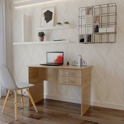 Escrivaninha 2 Gavetas Vitória DRD Móveis - 1