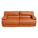 Ver mais imagens de Sofá 2 Lugares Reclinável Elétrico Asmará 230cm Couro Amarula - Gran Belo