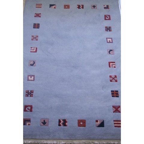 Tapete Nepal 140x200 Azul 03