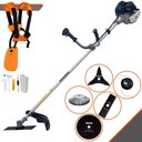 Ver imagem 1 de Roçadeira Multifuncional Anmax Cg430b À Gasolina 43cc 1,7hp 12.000rpm C/ 5 Opções de Corte