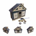 Ver imagem 2 de Cofrinho Cofre Casa Banco Dinheiro Woodbox Japones Poupança Preto