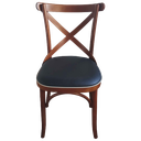 Ver imagem 1 de Cadeira Katrina Assento Estofado G em Corino Pinhão