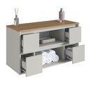 Ver imagem 3 de Armário de Banheiro Berlim 2 Portas 4 Gavetas Arenas - Art In Móveis