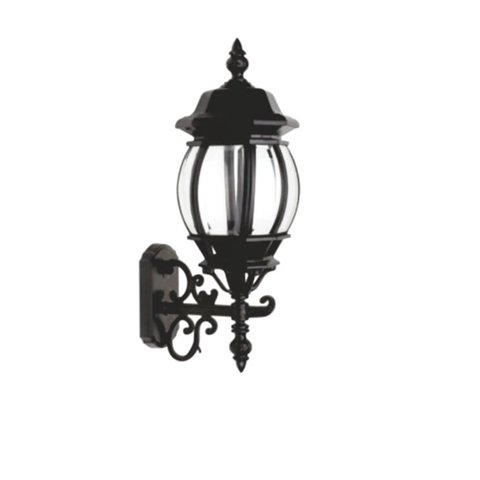 Arandela Colonial Externa Vintage Vidro e Alumínio Preto Lumavi Colonial Clássica