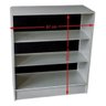 Balcão Expositor com Vidro e Mdf - 2 Módulos Vitrine Lojas e Comércios Branco - Suprema Móveis - 3