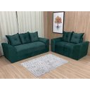 Ver imagem 1 de Sofá 2 e 3 Lugares Verde 200 Porto