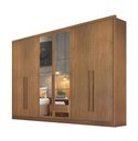 Ver imagem 1 de Guarda Roupa 6 Portas 6 Gavetas com Espelho Robust Cumaru
