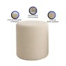 Kit 2 Puffs Beca Cilindro Boucle Live - 7 Decor Bege - 3