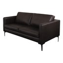 Ver imagem 4 de Sofá Decorativo Sala de Estar 2 Lugares 220cm Europa Couro Preto - Mozzelar