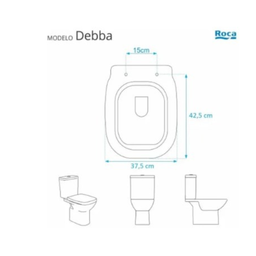 Assento Sanitário Original Classic/square Br Roca - 6