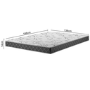 Ver imagem 2 de Colchão Espuma D33 Casal 14cm 1,88m 1,38m Double Face Sleep Xadrez Preto - Casa Giulia