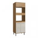 Ver imagem 3 de Cozinha Compacta 4 Peças com 1 Paneleiro, 1 Balcão e 2 Armários Aéreos Gaia 