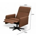 Ver imagem 5 de Poltrona Haut Giratória 360° Decorativa Luxo Confortável Premium Livintus Leather