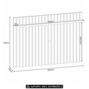 Ver imagem 4 de Painel Tv 70 200cm Suspenso Ripado Link Castanho - Hb Móveis
