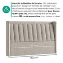 Ver imagem 6 de Cabeceira Queen 160 cm Lumina LED com Frame Linho Sl 77 Peer