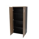 Ver imagem 4 de Armário para Escritório Alto Fechado 1.60x80x42 F.15mm - Nogal