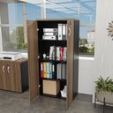 Ver imagem 3 de Armário para Escritório Alto Fechado 1.60x80x42 F.15mm - Nogal