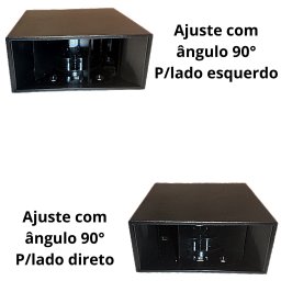 Arandela Led Astral Facho Regulável 4w Branco Quente 3000k Preto Ip66 Bivolt - 3