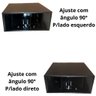 Arandela Led Astral Facho Regulável 4w Branco Quente 3000k Preto Ip66 Bivolt - 3