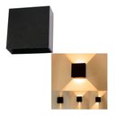 Ver imagem 2 de Arandela Led Astral Facho Regulável 4w Branco Quente 3000k Preto Ip66 Bivolt