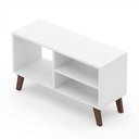 Ver imagem 5 de Rack Bancada Compacto Soul 90cm para Tv de até 40" em 100% Mdf Branco - Desk Design