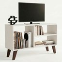 Ver imagem 2 de Rack Bancada Compacto Soul 90cm para Tv de até 40" em 100% Mdf Branco - Desk Design