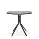 Ver imagem 4 de Conjunto 1 Mesa 4 Cadeiras em Alumínio 1 Ombrelone Branco de 2 Metro Graffite e Tela Café com