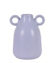 Ver imagem 1 de Vaso Decorativo Minimalista com Alças 15cm Azul Cerâmica